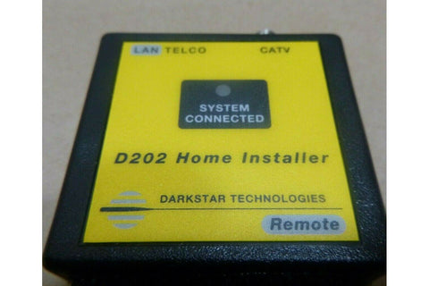 DARKSTAR TECHNOLOGIES D202 HOME INSTALLER CABLE TESTER LAN CATV TV TELCO - Royal Equipment Royal Equipment