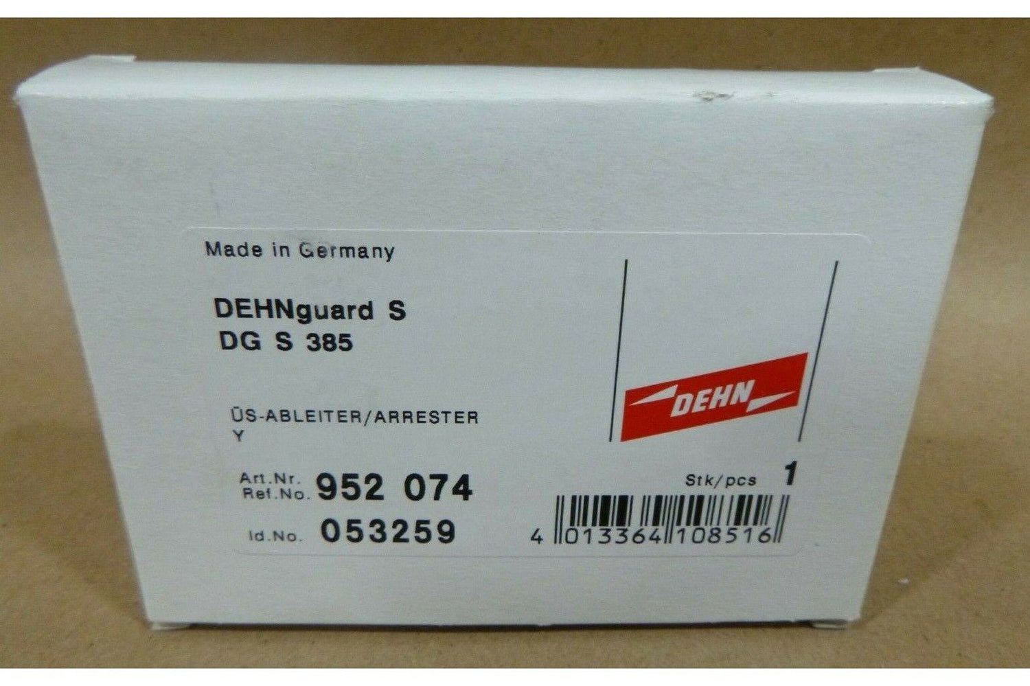 DEHN DEHNGUARD S DG S 385 POWER SUPPLY SURGE ARRESTER 385V 40/20KA 125A 50/60HZ | Electrical MRO Replacement Parts &amp; Components and Commercial Electrical Supplies Company