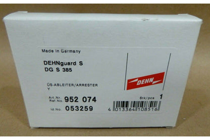 DEHN DEHNGUARD S DG S 385 POWER SUPPLY SURGE ARRESTER 385V 40/20KA 125A 50/60HZ | Electrical MRO Replacement Parts &amp; Components and Commercial Electrical Supplies Company