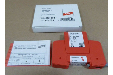 DEHN DEHNGUARD S DG S 385 POWER SUPPLY SURGE ARRESTER 385V 40/20KA 125A 50/60HZ - Royal Equipment Royal Equipment