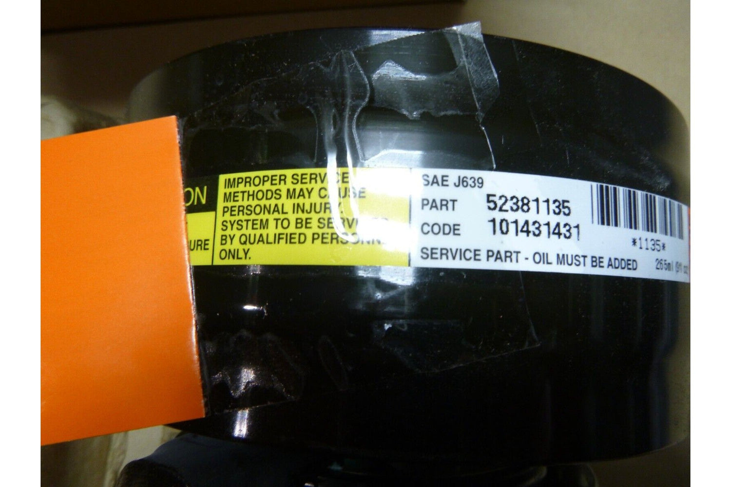 Delphi M998 Humvee 24V, 1 Groove 2 Wire A/C Compressor w/ Clutch 12480559 | Genuine HMMWV Replacement Parts and Military Surplus Humvee Parts &amp; Accessories