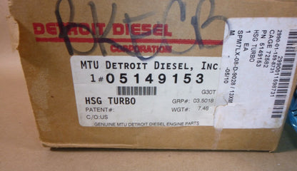 Detroit Diesel Military Turbocharger Bearing Housing 5149153, 2990-01-159-8731 | Replacement Truck Parts, Trailer Accessories, Automobile Supplies, Car Parts &amp; Accessories