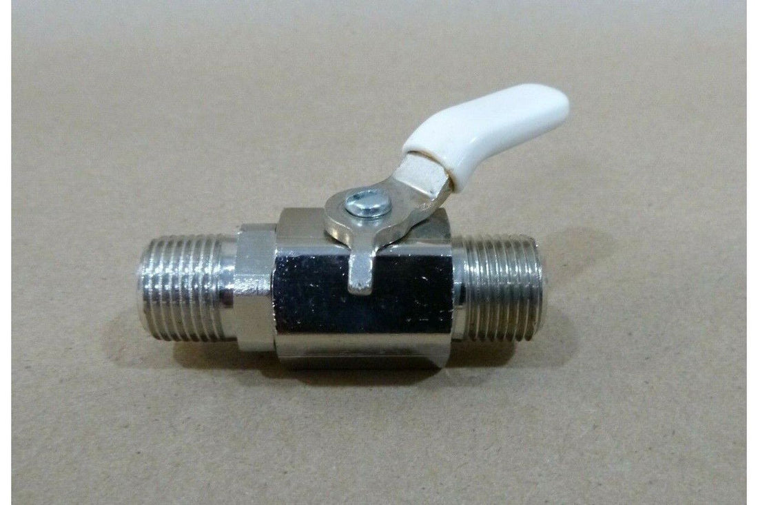 DeVilbiss 240038 VA-540 Ball Valve, 3/8 in MNPS x 3/8 in MNPT, 500 psi, Brass | Industrial MRO Replacement Parts, Manufacturing Machine Parts &amp; Components, Heavy Equipment Parts Supplier