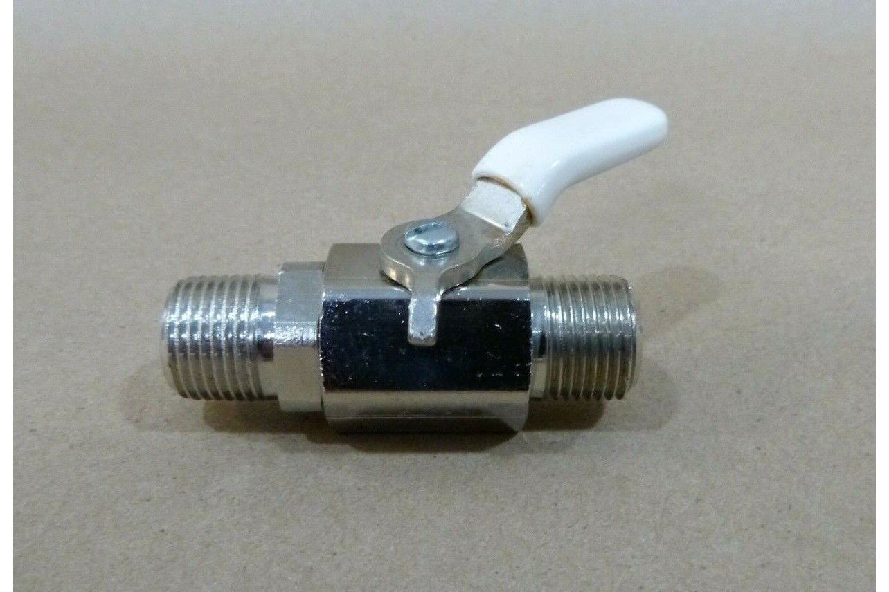 DeVilbiss 240038 VA-540 Ball Valve, 3/8 in MNPS x 3/8 in MNPT, 500 psi, Brass | Industrial MRO Replacement Parts, Manufacturing Machine Parts &amp; Components, Heavy Equipment Parts Supplier