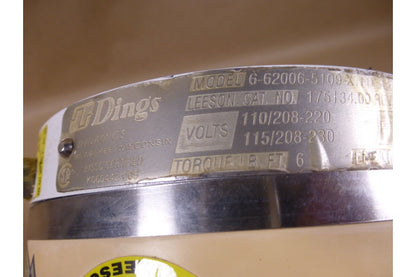 Dings 6-62006-5109-X1FD Fits Leeson 175134.00 Nema C Face Coupler Disc Brake | Industrial Electric Motors, Pumps &amp; Parts
