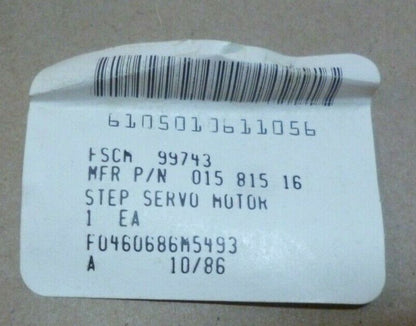 DIRECT CURRANT MOTOR FOR GALAXY C-5 IMC MAGNETICS 015-815-16, 6105-01-061-1056 | Industrial Electric Motors, Pumps &amp; Parts