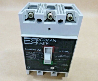DORMAN SMITH LOADLINE AA, 200 Amp 3 Pole Molded Case Circuit Breaker | Electrical MRO Replacement Parts &amp; Components and Commercial Electrical Supplies Company