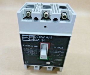 DORMAN SMITH LOADLINE AA, 200 Amp 3 Pole Molded Case Circuit Breaker - Royal Equipment DORMAN SMITH