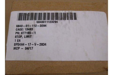 DRS 677165 - 1 Limit Stop AN/VPQ - 1 Tactical Radar 667978 - 1 , 5840 - 01 - 112 - 3294 - Royal Equipment DRS