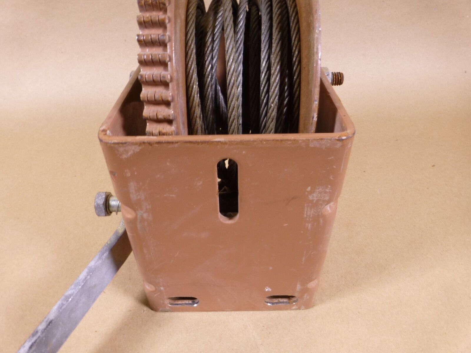 Dutton Lainson DLB1500A Drum Winch Hand Operated 1500lb USA With Rope and Hook | Industrial MRO Tools and Replacement Industrial Equipment Components