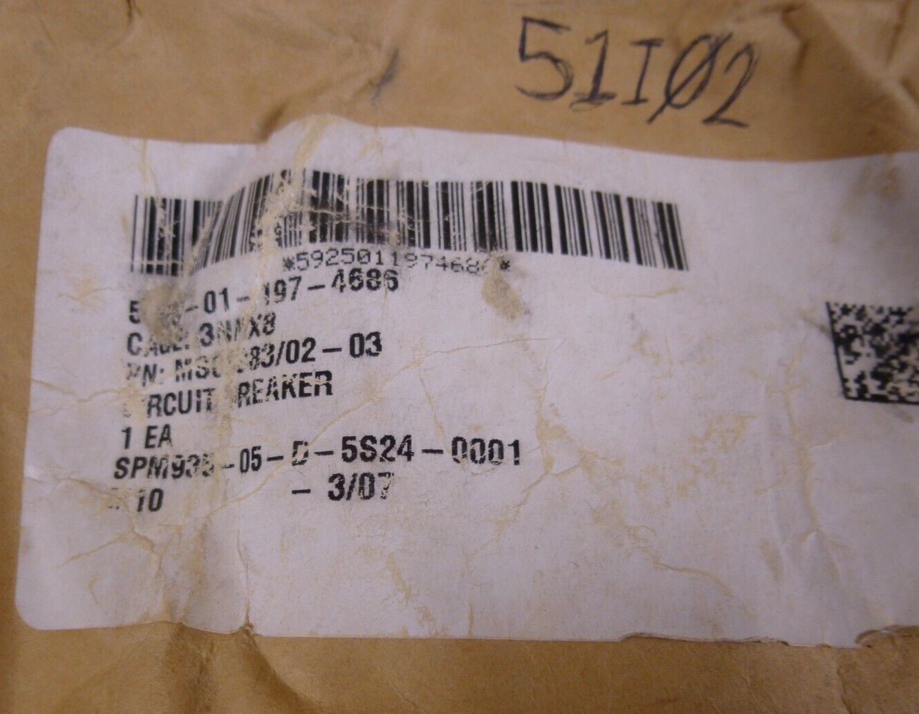 E-T-A 4930-01-10A Remote Control Circuit Breaker RCCB M83383/02-03 10A 400Hz | Electrical MRO Replacement Parts &amp; Components and Commercial Electrical Supplies Company