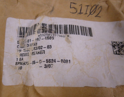E-T-A 4930-01-10A Remote Control Circuit Breaker RCCB M83383/02-03 10A 400Hz | Electrical MRO Replacement Parts &amp; Components and Commercial Electrical Supplies Company