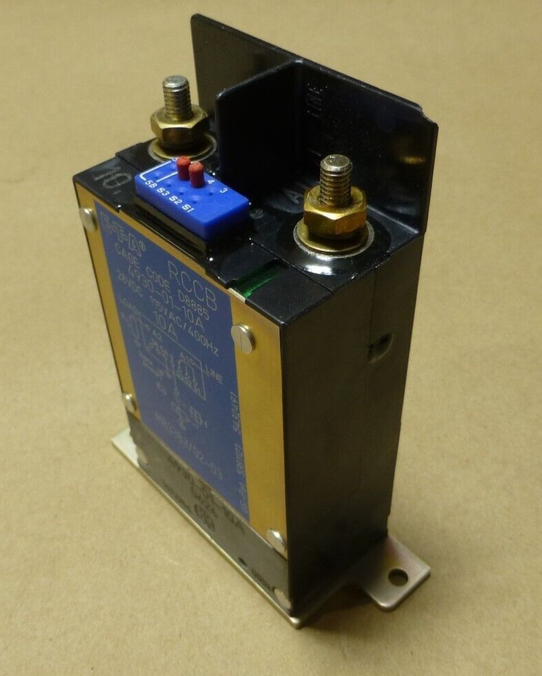 E-T-A 4930-01-10A Remote Control Circuit Breaker RCCB M83383/02-03 10A 400Hz | Electrical MRO Replacement Parts &amp; Components and Commercial Electrical Supplies Company