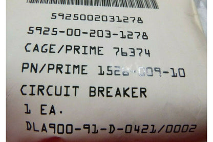 EATON AEROSPACE 1526 - 000 - 10 10 AMP CIRCUIT BREAKER GC885C10 , 5925 - 00 - 203 - 1278 - Royal Equipment Royal Equipment