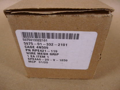 Eaton RPE421-119 / RPE421119 Wire Mesh Cable Strain Relief Grip CGB | Industrial MRO Replacement Parts, Manufacturing Machine Parts &amp; Components, Heavy Equipment Parts Supplier