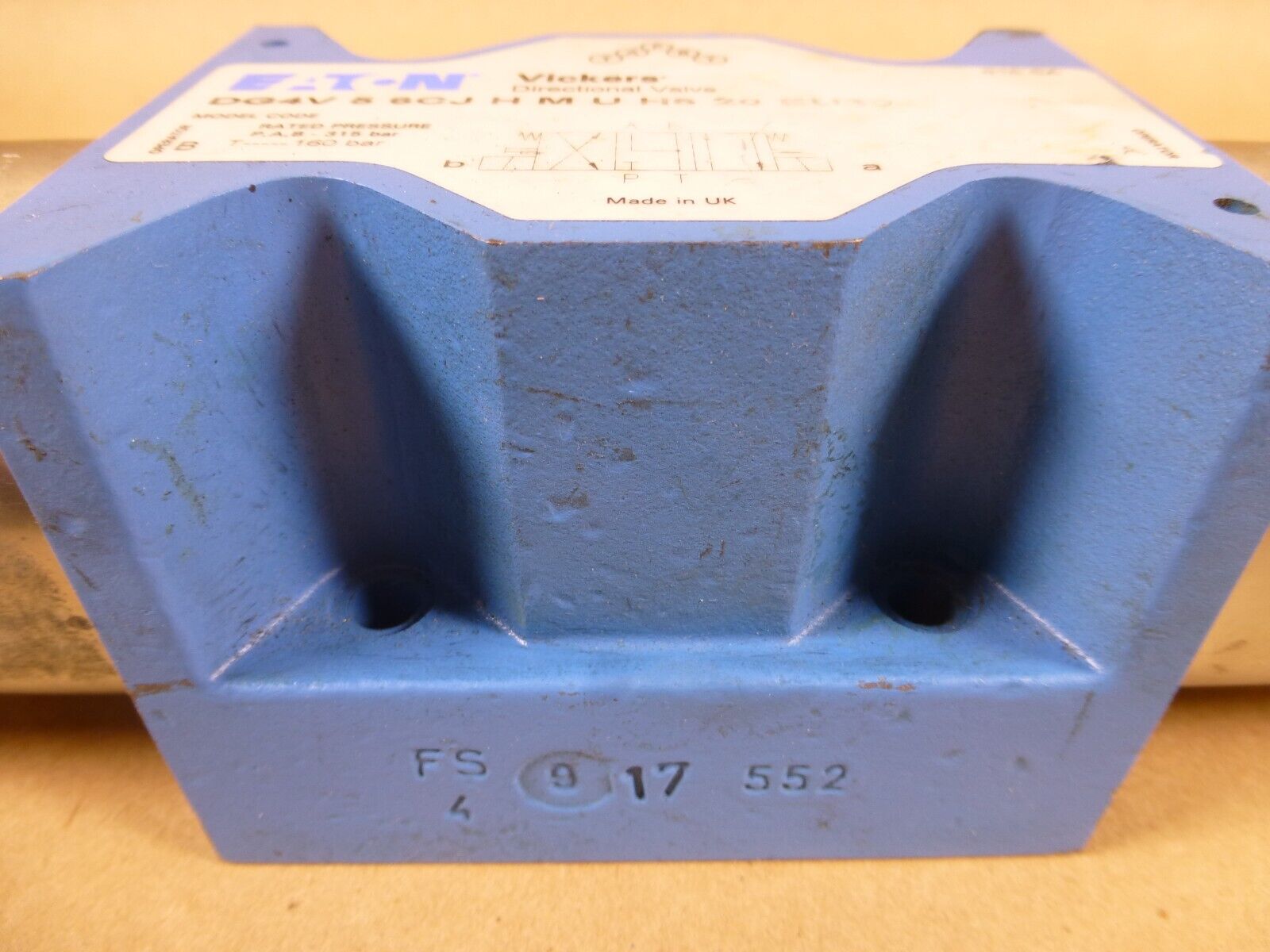 Eaton Vickers DG4V-5-6CJ-H-M-U-H6-20 Directional Valve DG4V 315Bar *Made In UK* | Industrial MRO Replacement Parts, Manufacturing Machine Parts &amp; Components, Heavy Equipment Parts Supplier