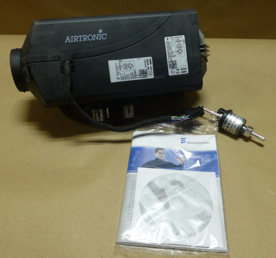 EBERSPACHER AIRTRONIC D4 24V 40W DIESEL HEATER 252114 &amp; FUEL PUMP 22451801 | Industrial MRO Replacement Parts, Manufacturing Machine Parts &amp; Components, Heavy Equipment Parts Supplier