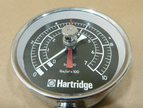 ENGINE CYLINDER COMPRESSION TEST GAUGE HARTRIDGE 1,000 IN LB 70 BAR - Royal Equipment HARTRIDGE