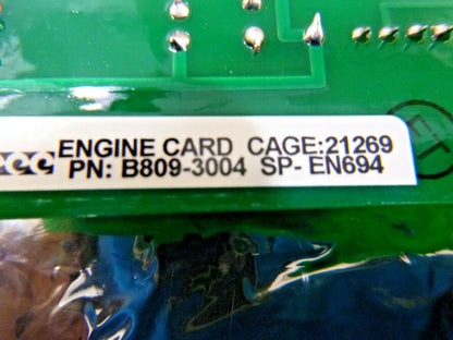 Essex Electro Engineers B809D 72kW Generator Set Engine Card B809-3004 | Genuine MEP Generator Replacement Parts and Military Surplus Generator Parts