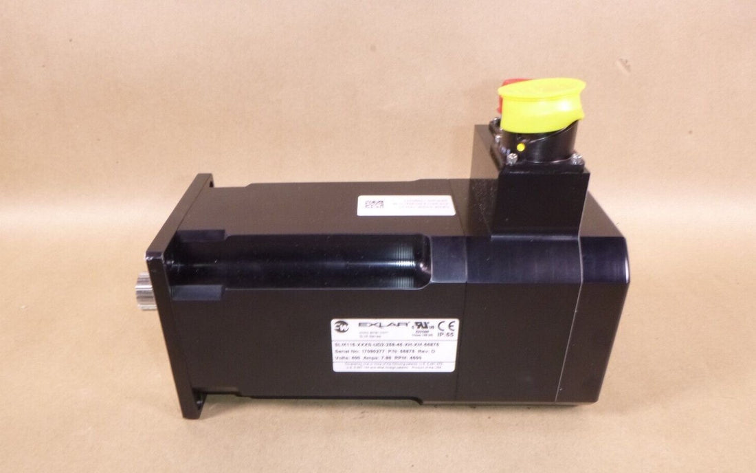 Exlar Servo Motor SLM115-XXXS-UD2-258-45-XH-XM, 400 Volt 4500 Rpm Spline Shaft | Industrial Electric Motors, Pumps &amp; Parts