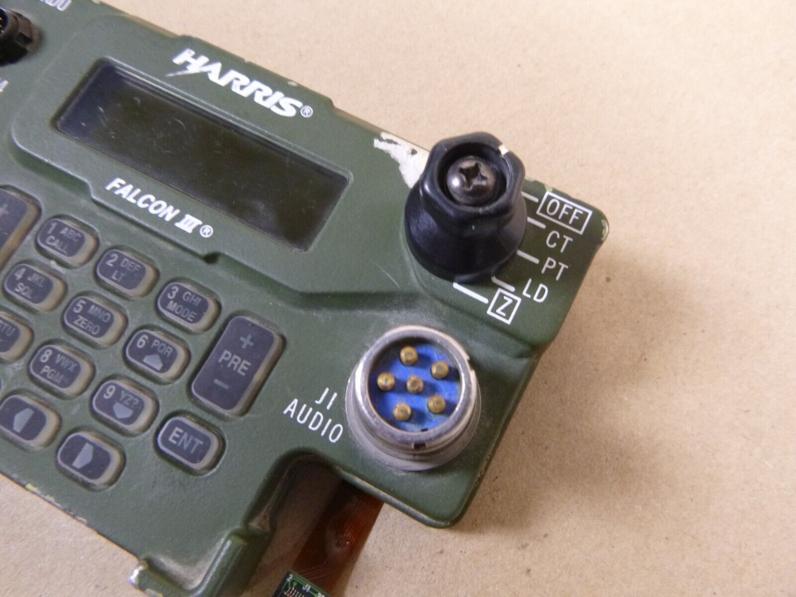 Falcon III Wideband AN/PRC-117G Manpack Control Panel 12043-3000-15 (Untested). | Industrial MRO Replacement Parts, Manufacturing Machine Parts &amp; Components, Heavy Equipment Parts Supplier