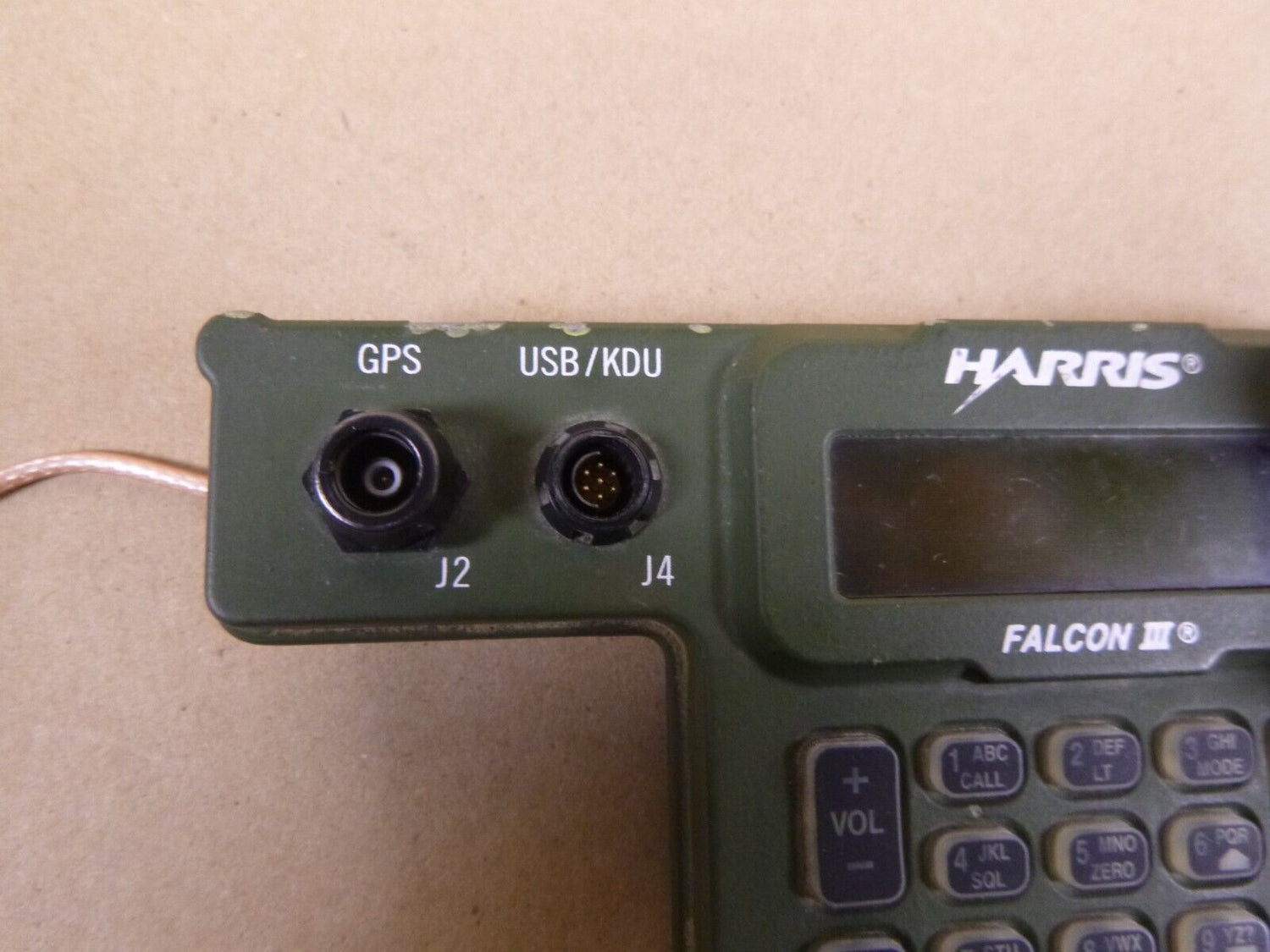 Falcon III Wideband AN/PRC-117G Manpack Control Panel 12043-3000-15 (Untested). | Industrial MRO Replacement Parts, Manufacturing Machine Parts &amp; Components, Heavy Equipment Parts Supplier