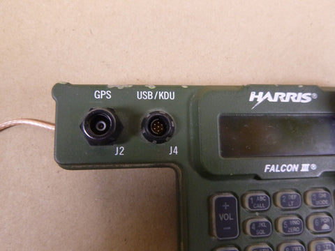 Falcon III Wideband AN/PRC - 117G Manpack Control Panel 12043 - 3000 - 15 (Untested). - Royal Equipment Harris