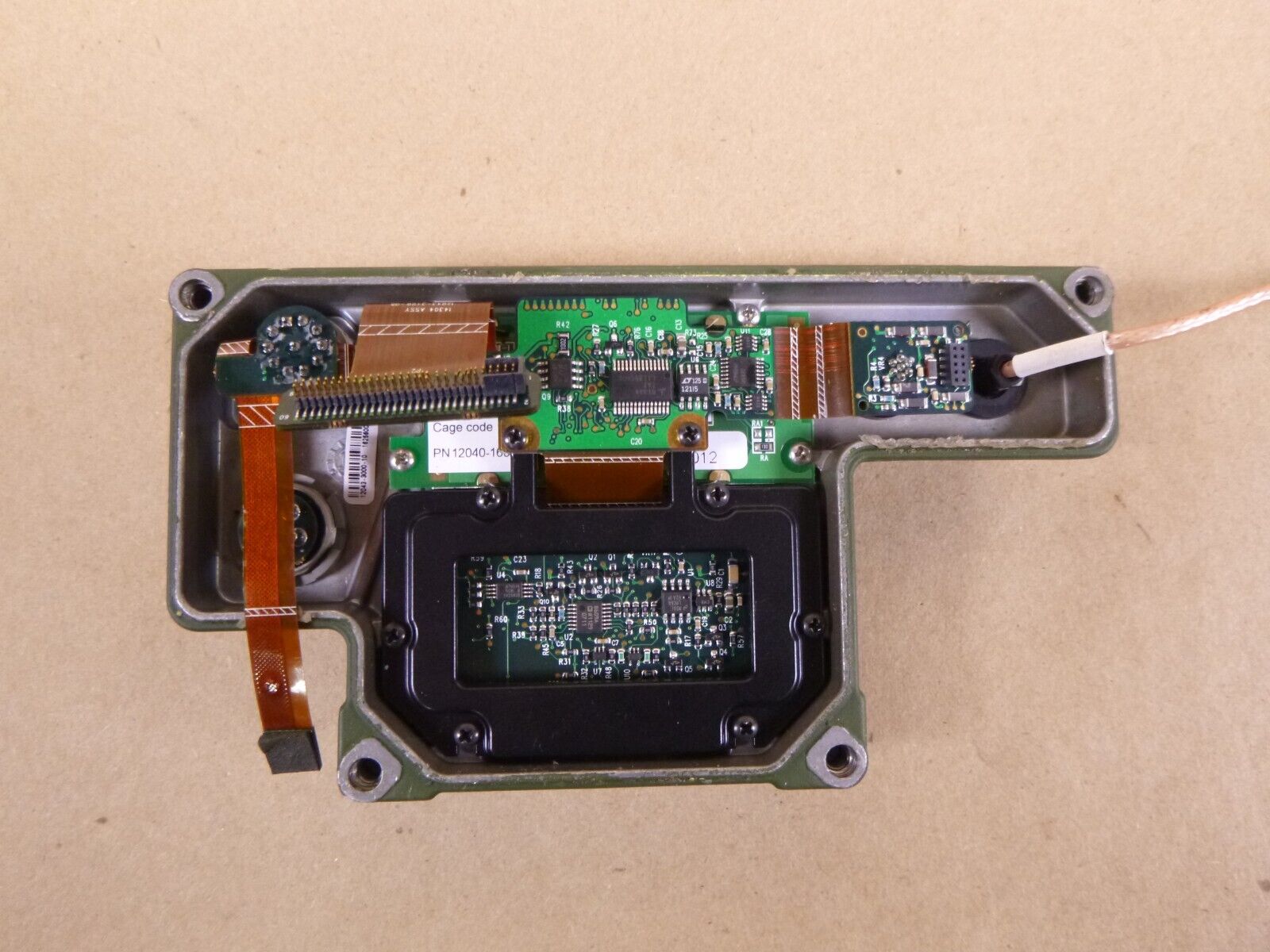 Falcon III Wideband AN/PRC-117G Manpack Control Panel 12043-3000-15 (Untested). | Industrial MRO Replacement Parts, Manufacturing Machine Parts &amp; Components, Heavy Equipment Parts Supplier