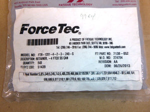 Fatigue Technologies Rivetless Nut Plate FTR - 1201 - 4 - 2 - 3 - .240 - S, 5340 - 01 - 607 - 9964 - Royal Equipment FATIGUE TECHNOLOGIES