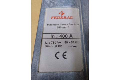 Federal Electric USA 400Amp Molded Case Circuit Breaker S400 35kA 400V 3Pole - Royal Equipment FederalCircuit Breakers