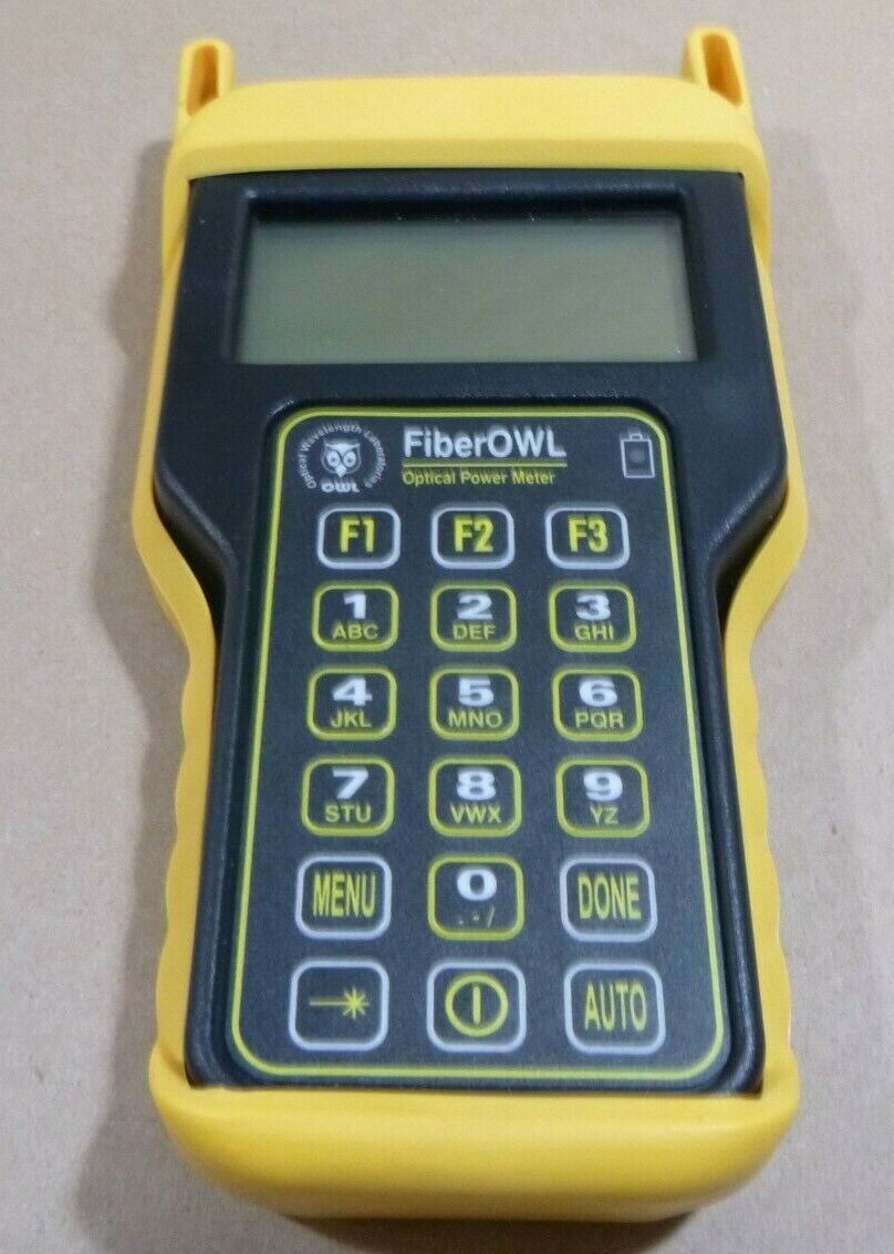 FIBER OWL 4 ORL OPTICAL WAVELENGTH POWER METER W/ CASE FO-4-ORL | Industrial MRO Tools and Replacement Industrial Equipment Components