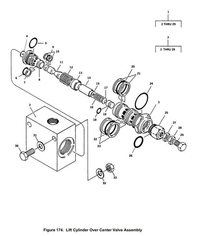 FLUID PRESSURE VALVE LIFT CYLINDER FOR GROVE RT875CCS CRANE , 4820 - 01 - 270 - 2229 - Royal Equipment FOR GROVE