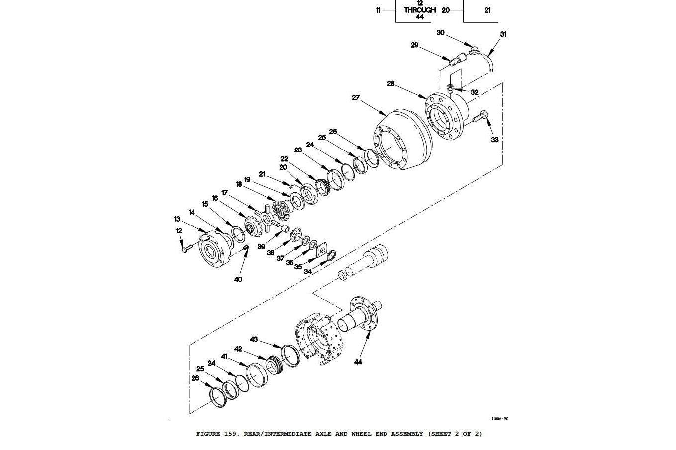 FMTV LMTV MTV MRAP FRONT REAR AXLE BEVEL GEAR MERITOR 2233J1102 3020-01-363-8104 | Genuine FMTV Replacement Parts, LMTV Parts For Sale and Military Surplus Medium Tactical Vehicle Parts &amp; Components
