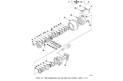 FMTV LMTV MTV MRAP FRONT REAR AXLE BEVEL GEAR MERITOR 2233J1102 3020-01-363-8104 | Genuine FMTV Replacement Parts, LMTV Parts For Sale and Military Surplus Medium Tactical Vehicle Parts &amp; Components