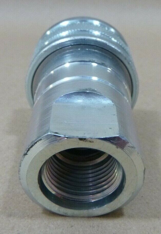 FOSTER H4S10 1/2" TWO-WAY SHUT OFF QUICK DISCONNECT COUPLING 7/8"-14 SOCKET | Industrial Replacement Nuts &amp; Bolts Distributor and Machinery Screws &amp; Fasteners Supply