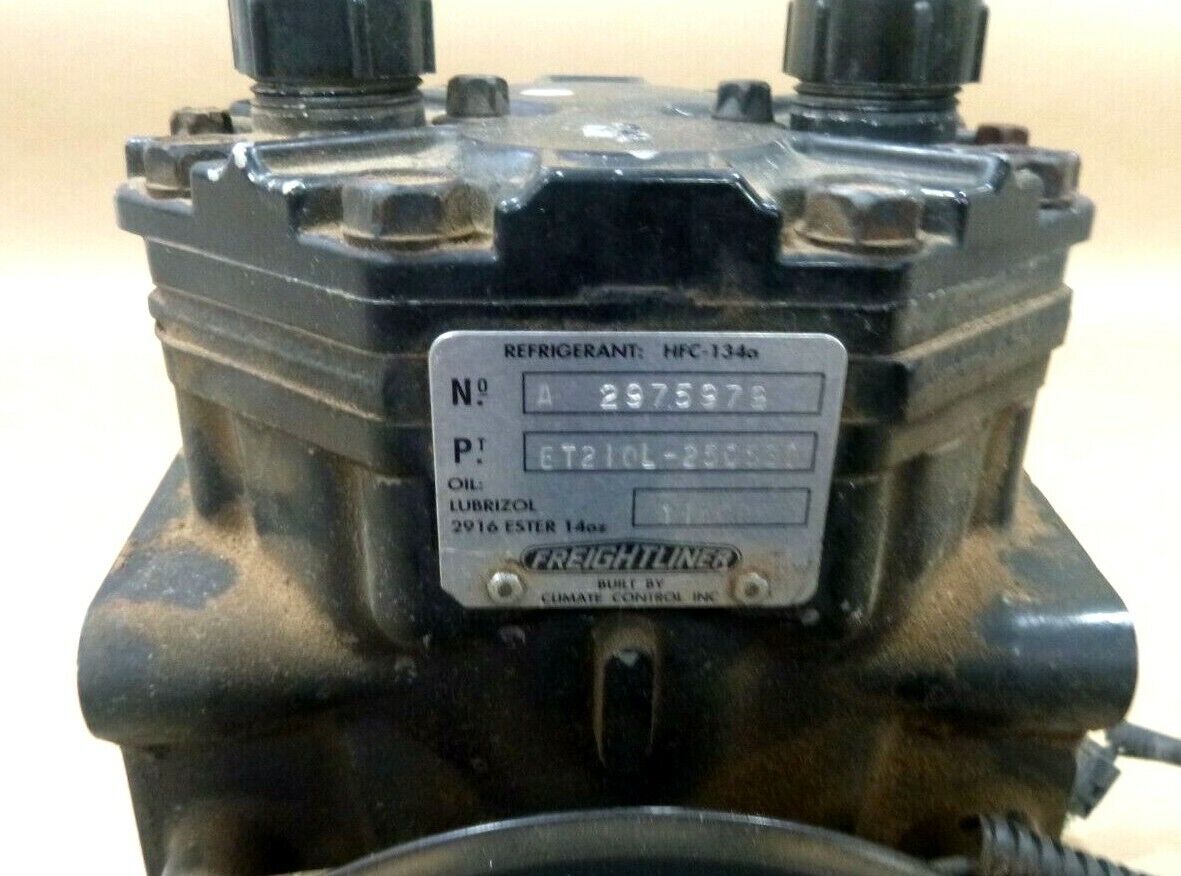 Freightliner Navistar AC Compressor ET210L-25053C, 2-Groove 12 Volt (For Parts) | Replacement Truck Parts, Trailer Accessories, Automobile Supplies, Car Parts &amp; Accessories