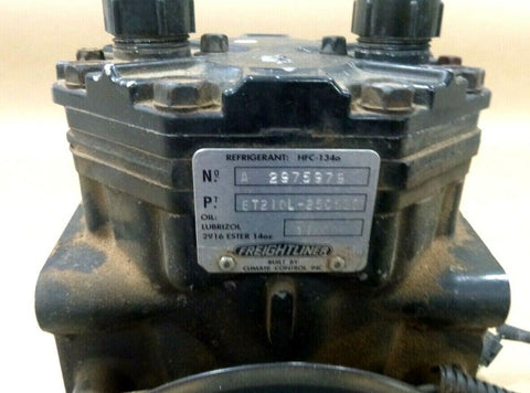 Freightliner Navistar AC Compressor ET210L - 25053C, 2 - Groove 12 Volt (For Parts) - Royal Equipment FREIGHTLINER