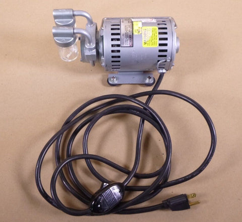 Gast 1531 - 107D - G557X Rotary Vane Vacuum Pump 10 Psi, 115 Volt Single Phase. - Royal Equipment GAST