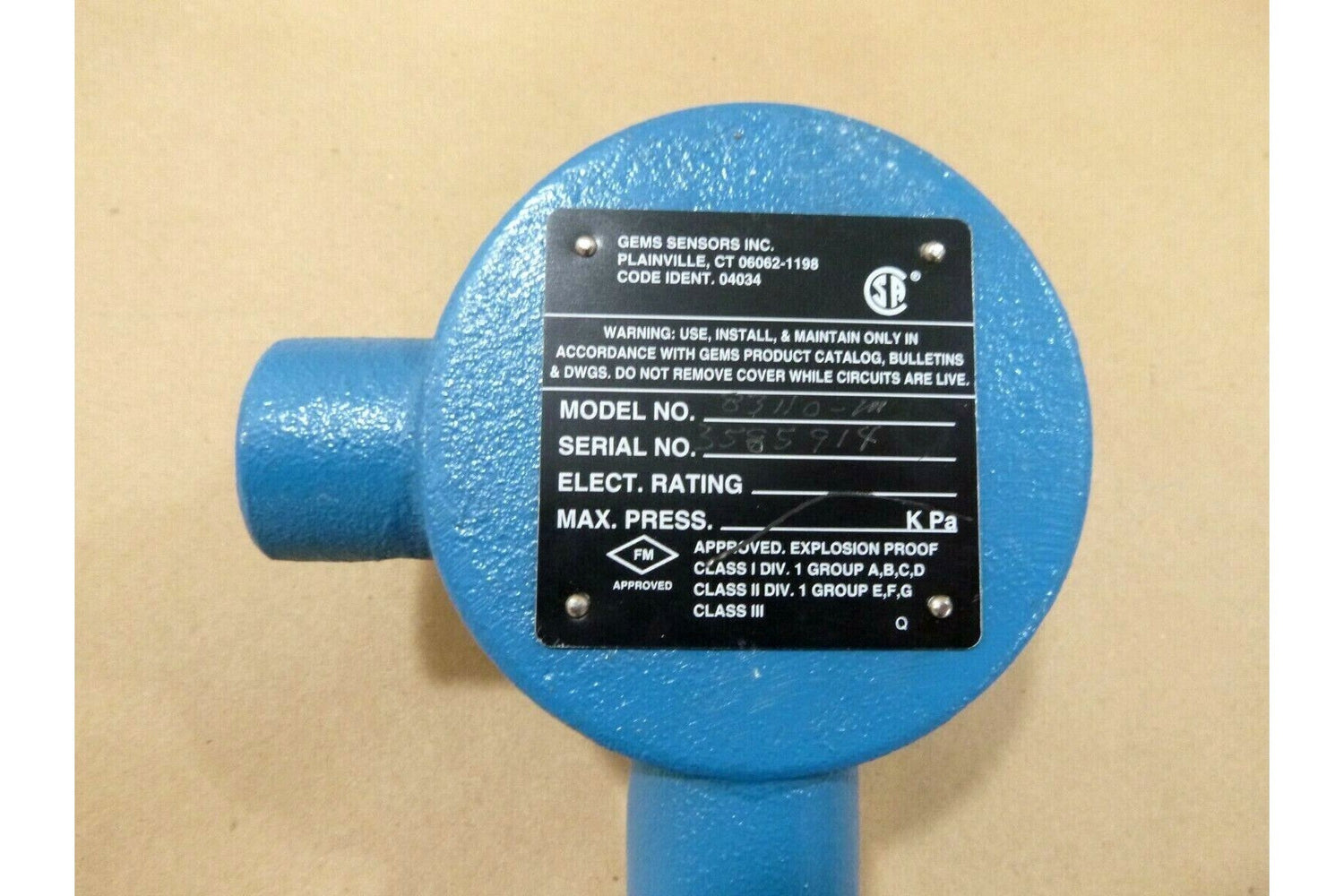Gems 83110-M Explosion-Proof Switch Module for Mini SureSite, 10A, 24V, DTDT | Industrial MRO Replacement Parts, Manufacturing Machine Parts &amp; Components, Heavy Equipment Parts Supplier