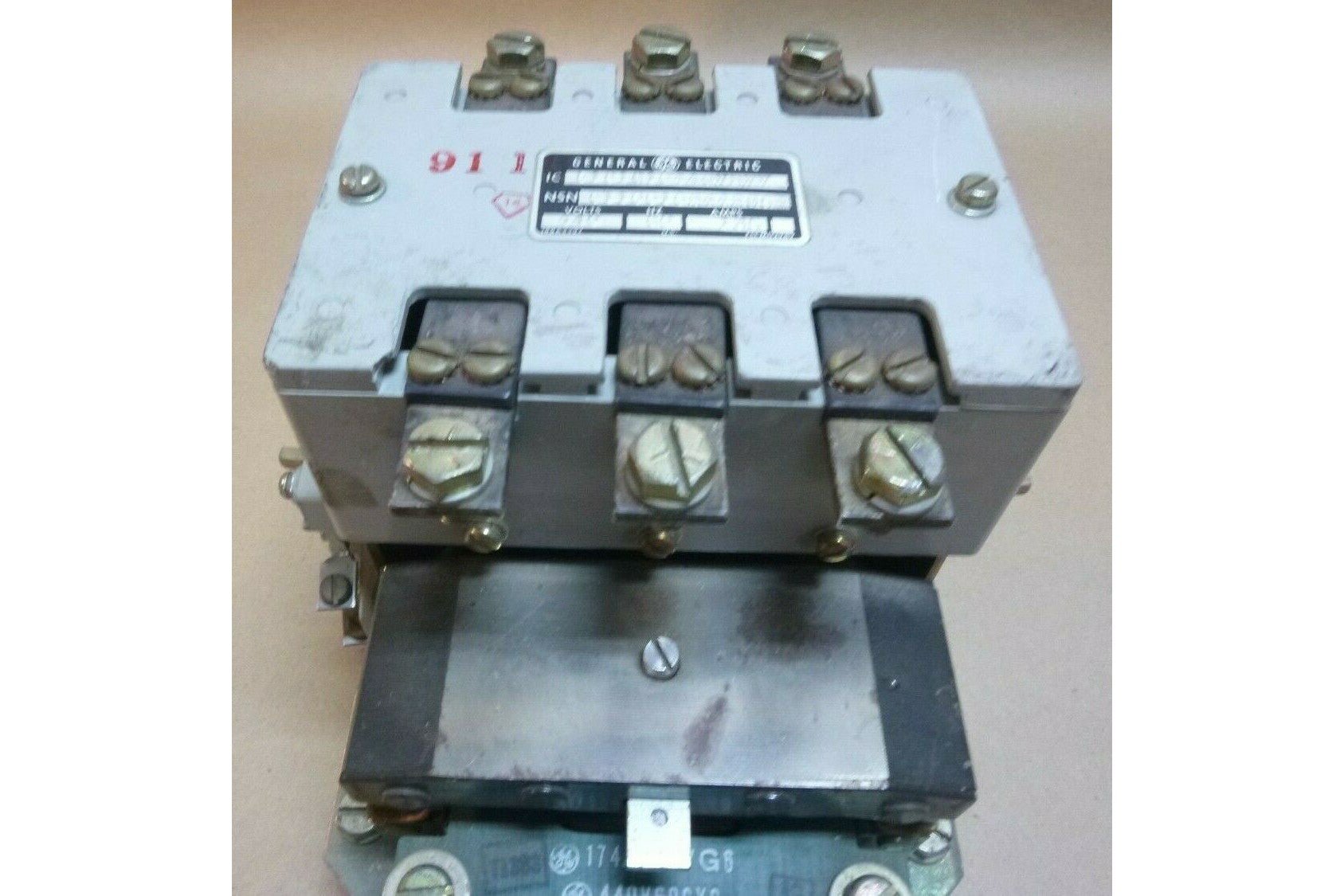 GENERAL ELECTRIC IC5181D104A6XBXX NAVAL SHIP MAGNETIC CONTACTOR 6110-01-024-4295 | Industrial MRO Replacement Parts, Manufacturing Machine Parts &amp; Components, Heavy Equipment Parts Supplier