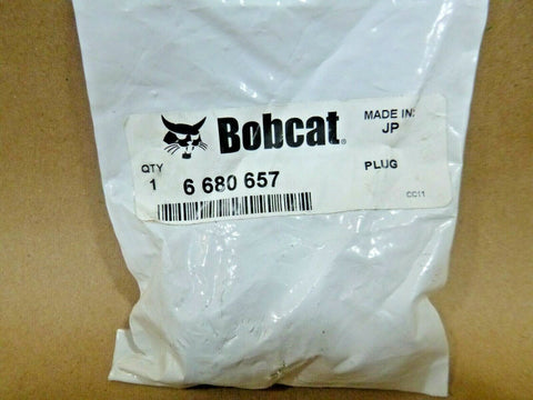 Genuine Bobcat Skid Steer Oil Drain Plug 6680657 - Royal Equipment BOBCAT