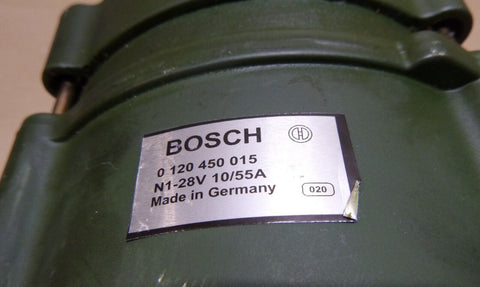 GENUINE BOSCH 0 120 450 015 ALTERNATOR 28V 10A / 55A *MADE IN GERMANY* - Royal Equipment Bosch