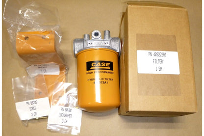 Genuine Case New Holland CNH Hydraulic Filter Assembly 409222A1 W/ Bracket | Industrial Tractor Parts Supplier and Surplus Tractor Parts &amp; Accessories