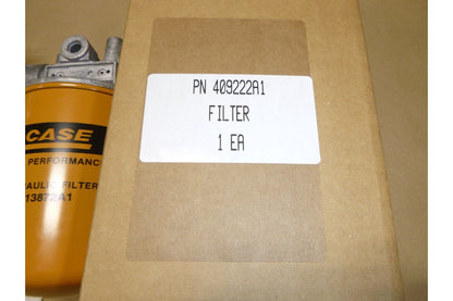Genuine Case New Holland CNH Hydraulic Filter Assembly 409222A1 W/ Bracket | Industrial Tractor Parts Supplier and Surplus Tractor Parts &amp; Accessories