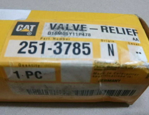 GENUINE CAT CATERPILLAR 251 - 3785 SAFETY RELIEF VALVE CB - 434D CB - 534D CB - 54 CD - 54 - Royal Equipment CAT