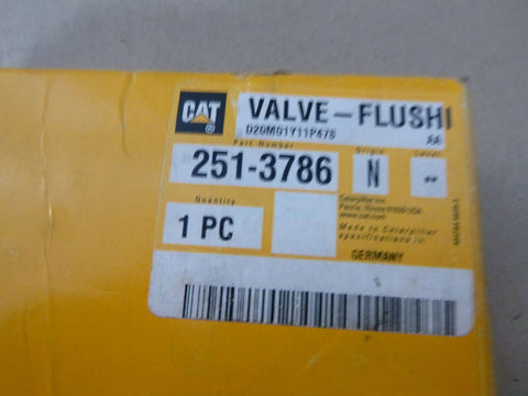 Genuine Caterpillar Linear Directional Flushing Valve 251 - 3786 Fits CB - 534D - Royal Equipment CAT