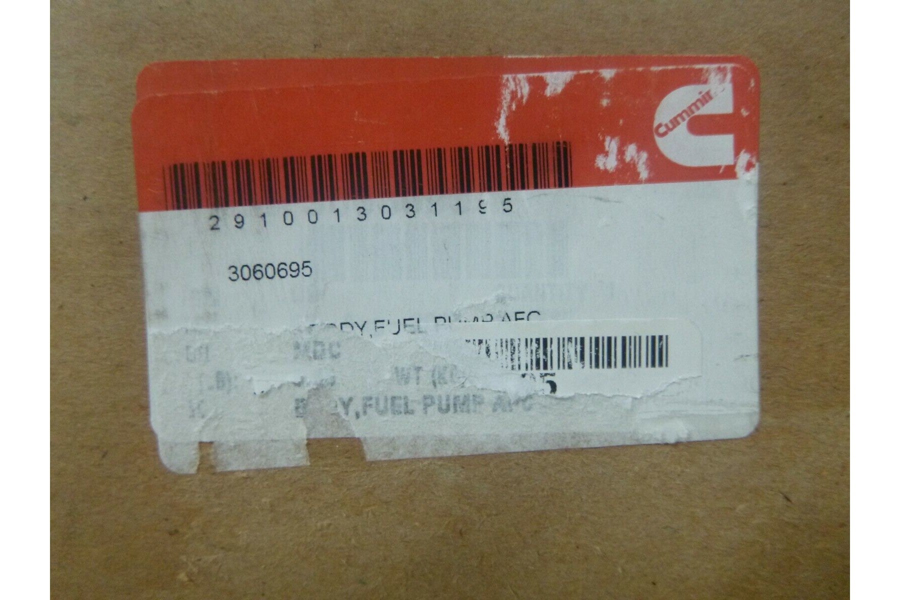Genuine Cummins 3060695 OEM Fuel Pump AFC Body For G855 K19 K123 QSK19 CM500 | Replacement Truck Parts, Trailer Accessories, Automobile Supplies, Car Parts &amp; Accessories