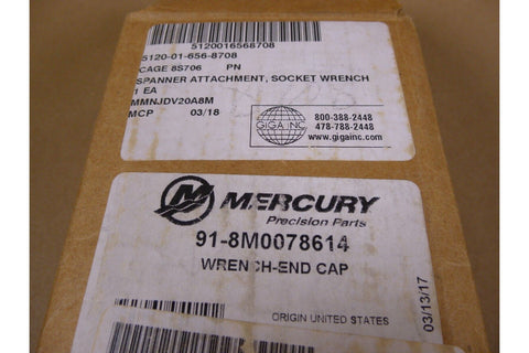 Genuine Mercury Verado 91 - 8M0078614 End Cap Wrench OEM New - Royal Equipment Royal Equipment