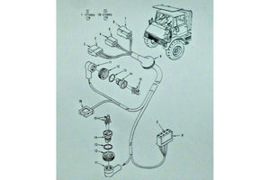GENUINE OEM HAZARD WARNING LIGHT WIRING HARNESS FOR MERCEDES - BENZ UNIMOG FLU419 - Royal Equipment Mercedes - BenzIndividual Gauge