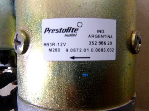 Genuine Prestolite 12 Volt Starter M93R - 12V, 35258620 Marine Engine Starter 9T - Royal Equipment Prestolite